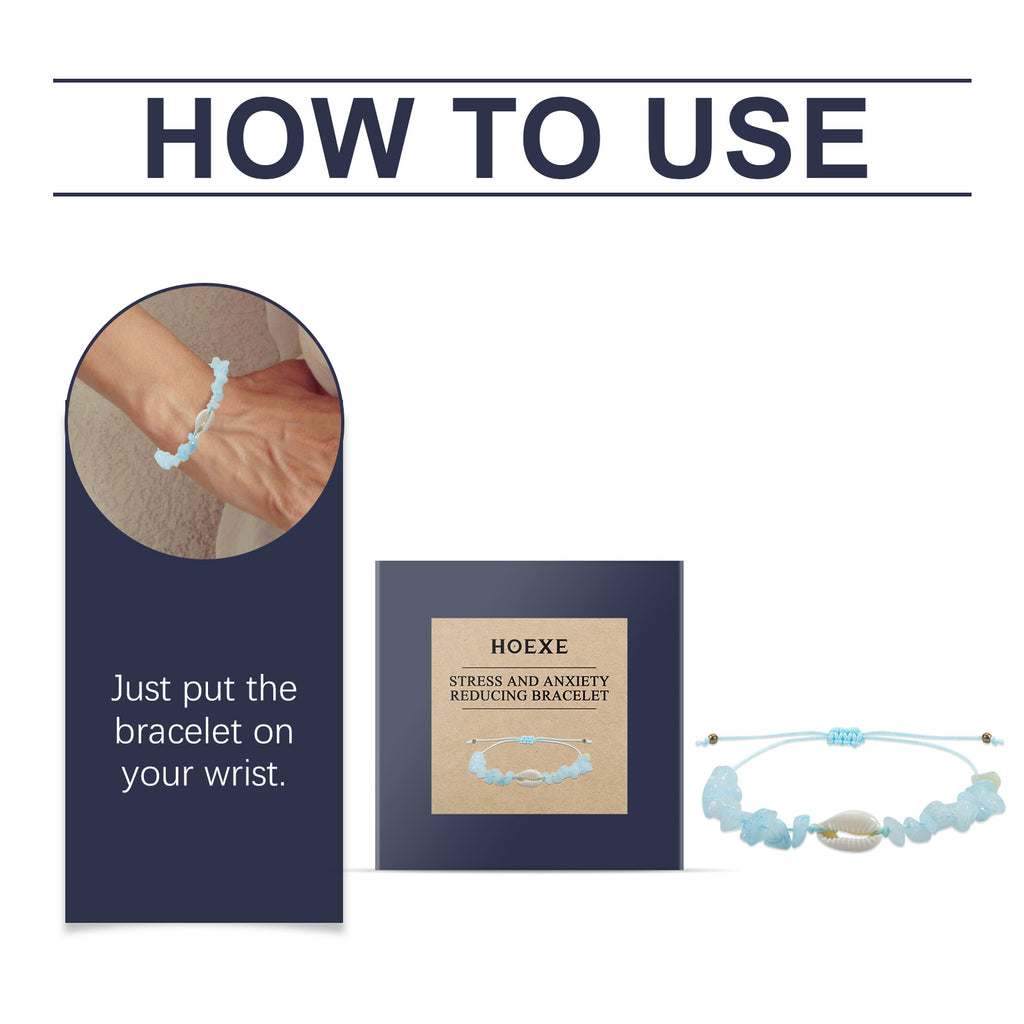 Aquamarine Crystal Fragment Bracelet Simple Portable Fresh Sea Blue Shell Bracelet With 100 Accessories