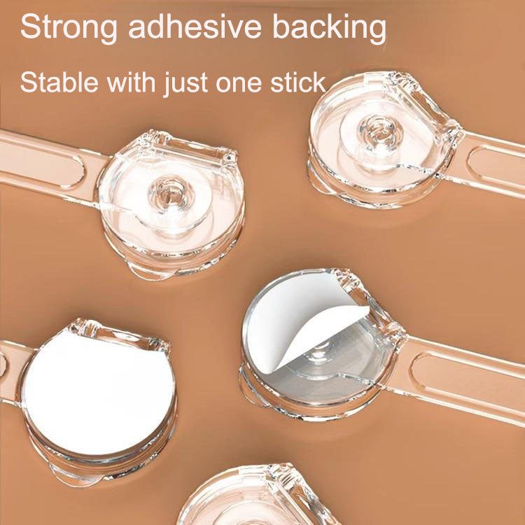 Infant and child safety lock buckle, anti opening drawer lock, cabinet door lock, refrigerator lock, multifunctional transparent