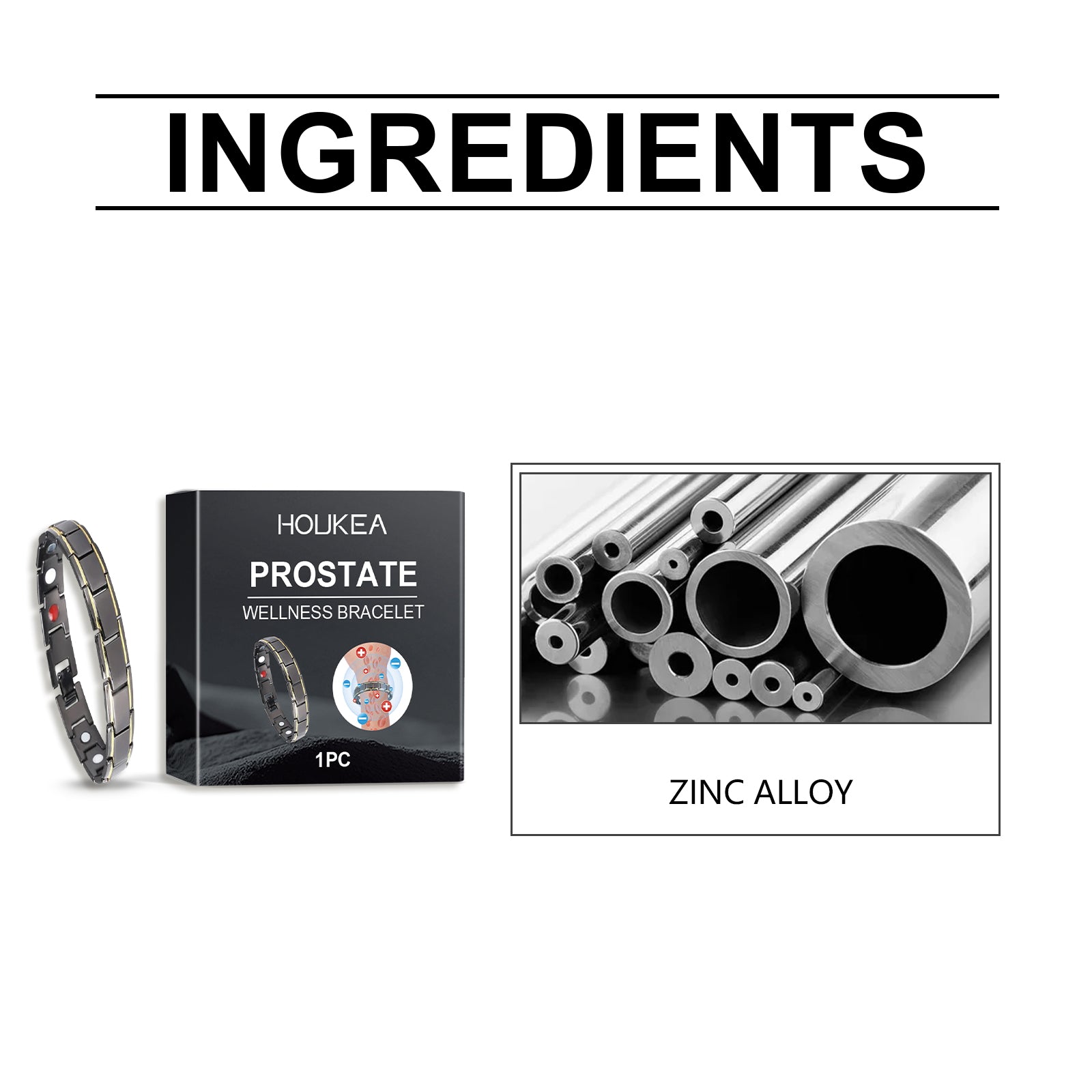 Houkea Men's Care Bracelet, Daily Portable Body Exercise Band Care Daily Body Exercise Bracelet