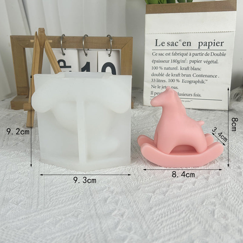 4-in-1 Unicorn Silicone Molds: Perfect for DIY Craft, Scented Candles, Soap Making & Cake Decorating