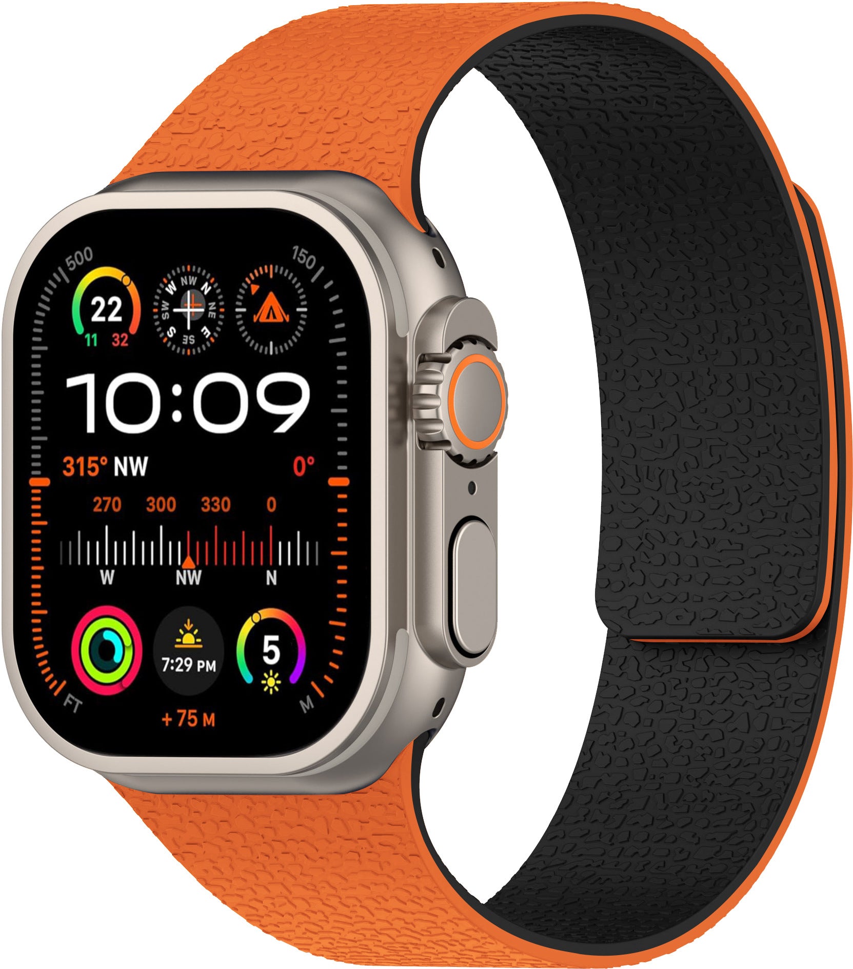 Apple iWatch, Huawei Watch 5, Samsung GT5 Silicone Watch Band with Soft Magnetic Adsorption and Lychee Pattern