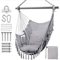 3 Folding Reinforced Iron Pipe Outdoor Hammock Anti Rollover Swing Chair In Bedroom
