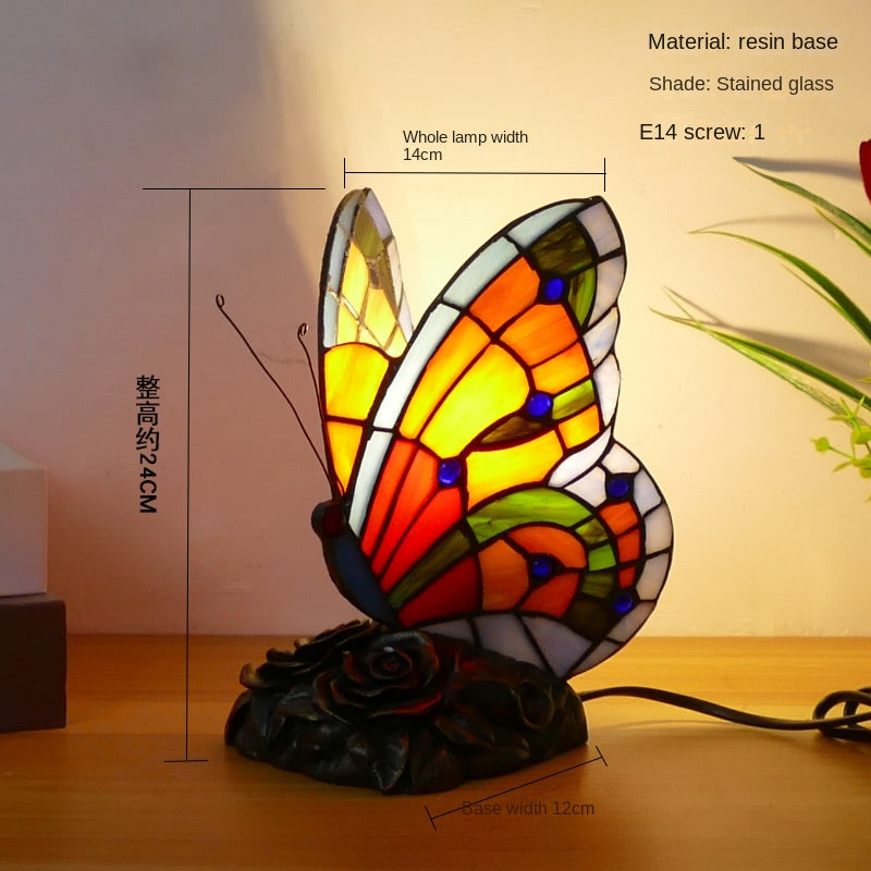 Creative Butterfly LED Night Light for Bedroom, Warm Desk Lamp for Feeding, Classic Decorative Table Lamp for Home