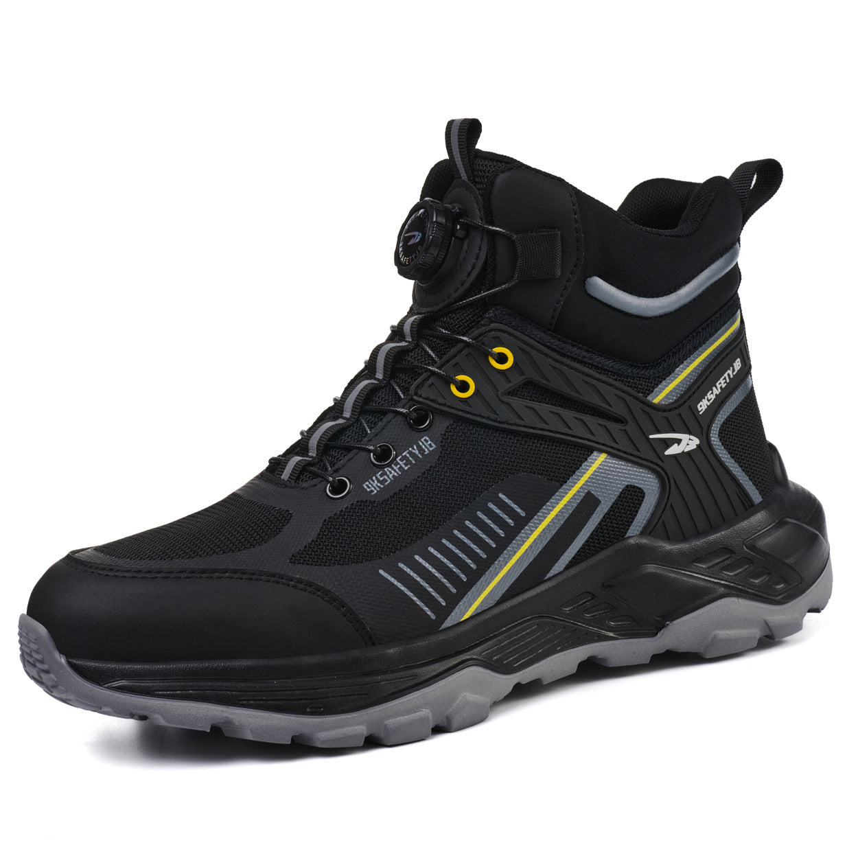 Anti smashing and anti piercing steel toe cap construction site wear-resistant high top work boots