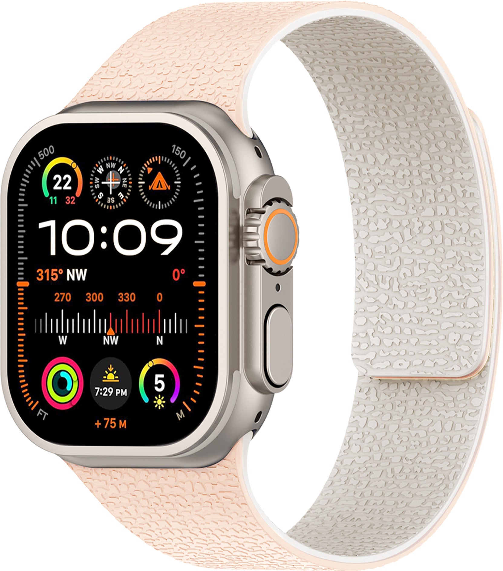 Apple iWatch, Huawei Watch 5, Samsung GT5 Silicone Watch Band with Soft Magnetic Adsorption and Lychee Pattern