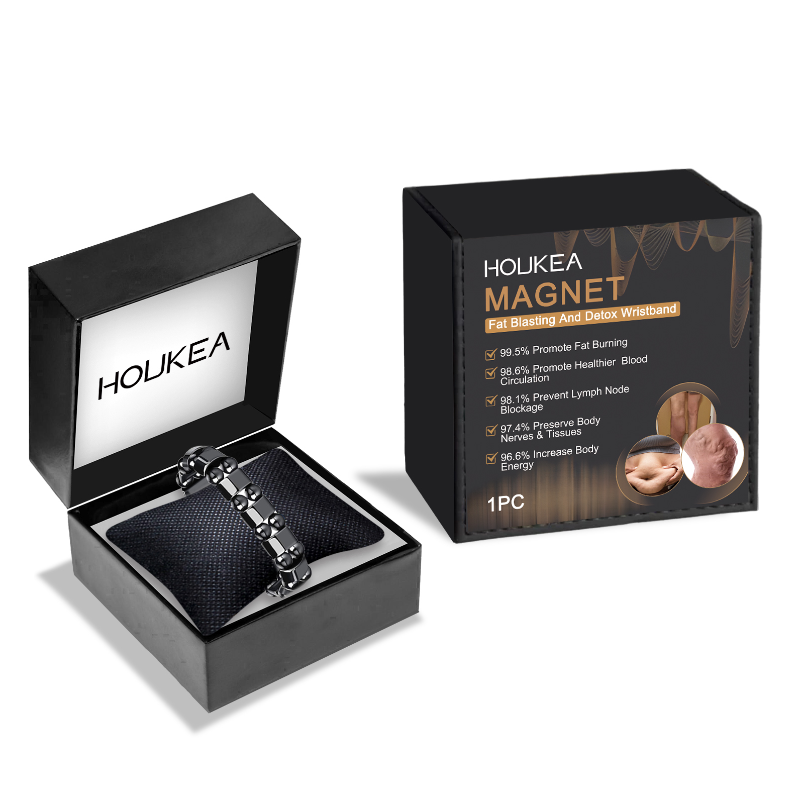 Houkea Body Care Bracelet Personality Fashion Body Care Bracelet Hand Decoration Clothing Accessories