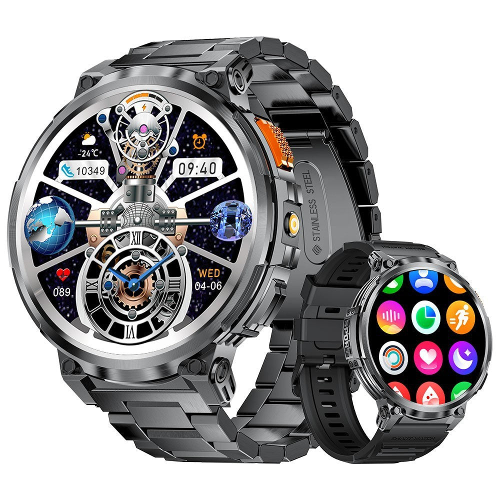 K66 Outdoor Sports with Flashlight Smart Watch for Men
