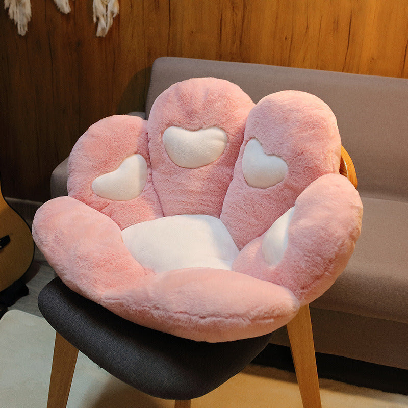 Cartoon Bear Paw Half-Enclosed Cushion Lazy Sofa Office Chair Seat Student Pad Cat Claw Seat Pad