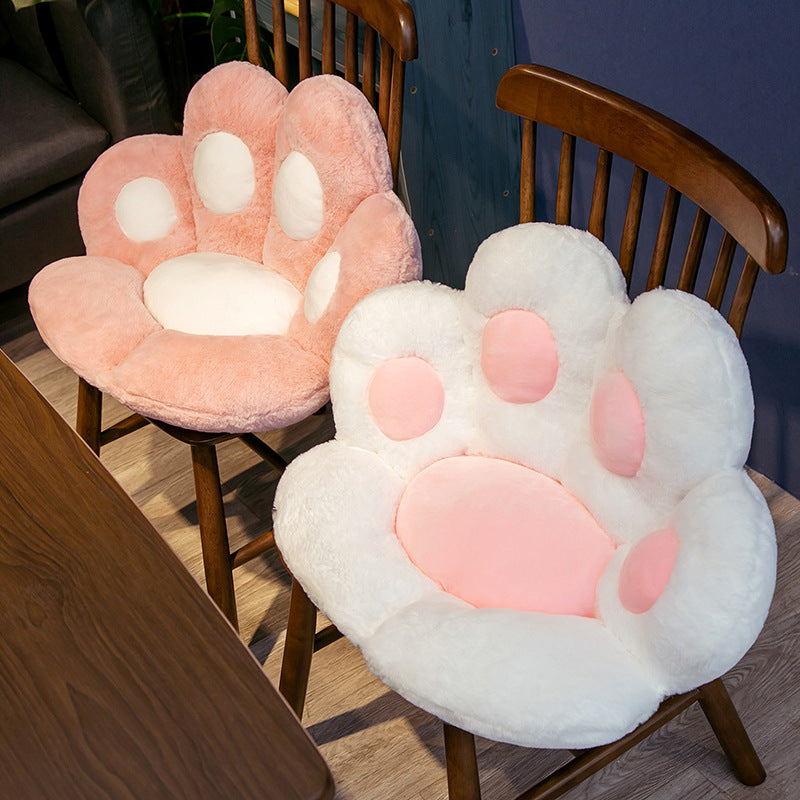 Cartoon Bear Paw Half-Enclosed Cushion Lazy Sofa Office Chair Seat Student Pad Cat Claw Seat Pad