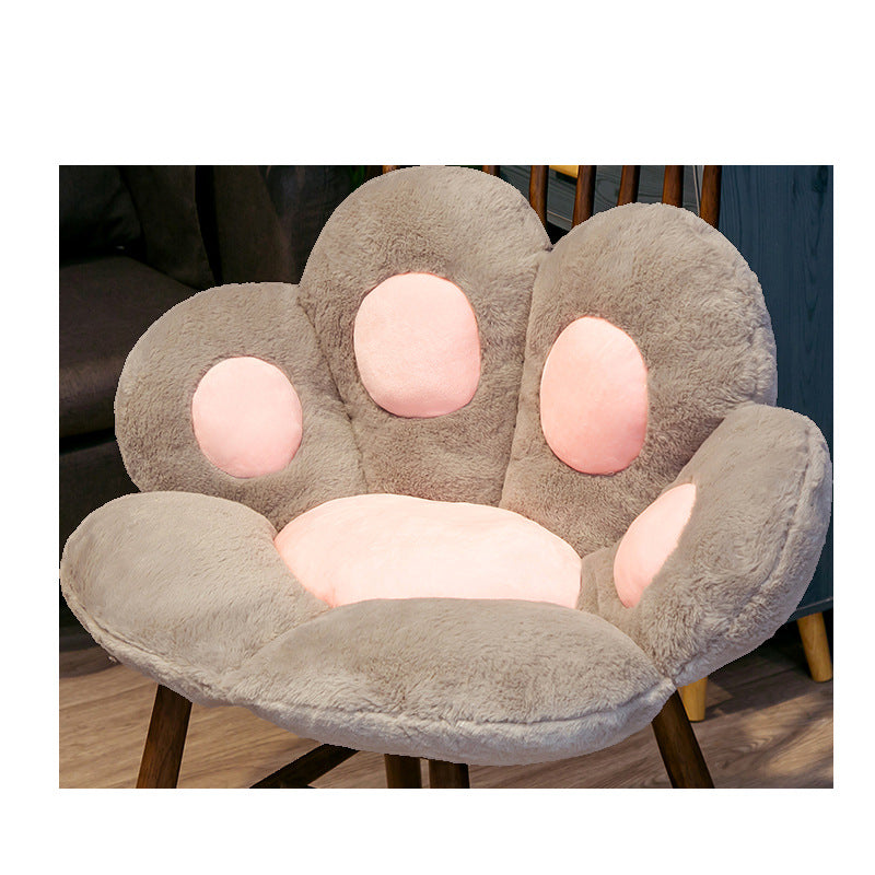 Cartoon Bear Paw Half-Enclosed Cushion Lazy Sofa Office Chair Seat Student Pad Cat Claw Seat Pad
